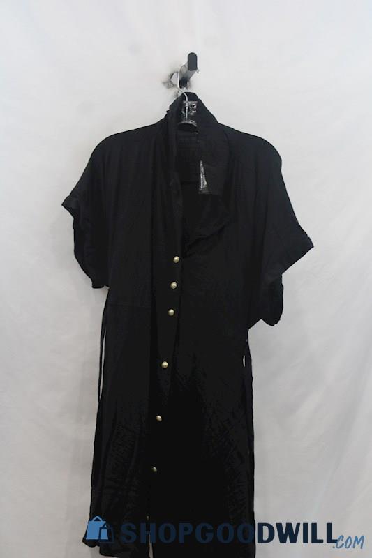 NWT Torrid Woman's Black Button Up Dress sz 1