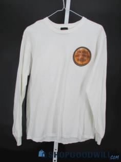 Harley-Davidson Men's White Long Sleeve Shirt SZ M