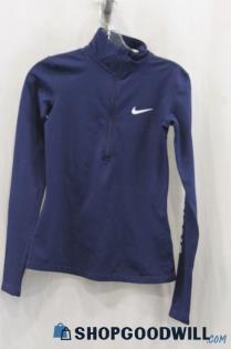 Nike Men's Blue 1/4 Zip Up sz XS