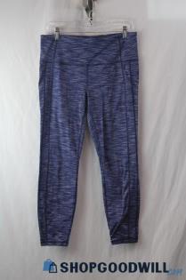 Athleta Women's Navy Heather Fitted Ankle Leggings sz L