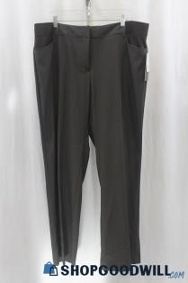 NWT Briggs New York Women's Gray Dress Pant SZ 20W