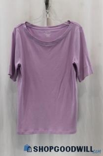 Chico's Women's Purple Pullover T-Shirt SZ M