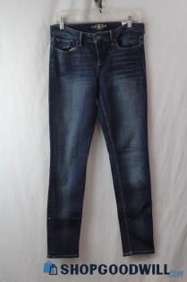 Lucky Brand Women's Dark Wash Blue Skinny Jeans sz 8