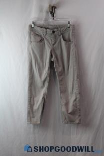 Athleta Women's Gray Skinny Capri Jeans sz 4