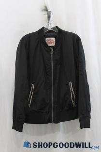 Levi's Mens Black Bomber Jacket Sz XL