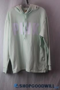 NWT PINK Women's Teal Hoodie Sz L