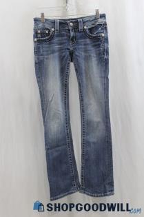 Silver Jeans Women's Blue Wash Slim Bootcut Jean SZ 25