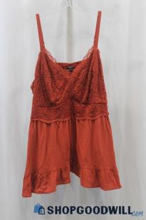 Torrid Women's Burnt Red Tank Shirt SZ 1X