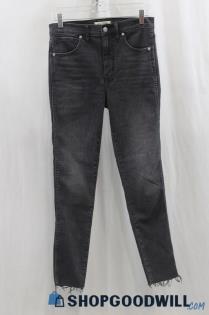 Madewell Women's Gray Wash Skinny Ankle Jean SZ 27T