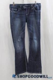 Silver Jeans Women's Blue Flare Jean SZ 29x31