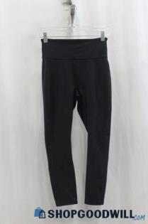 Fabletics Womens Black Active Capri Leggings Sz S