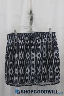 Athleta Womens Navy/White Pattern Skort Sz M