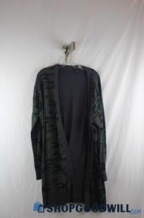 Sanctuary Women's Green Camo Cardigan SZ L