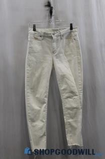 Lucky Brand Womens White Skinny Jeans Sz 6