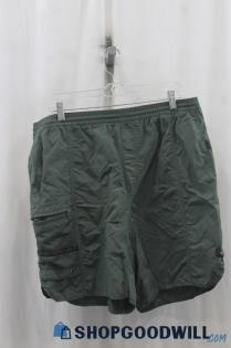 Columbia Mens Armgy Green Utility Shorts Sz L