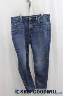 Silver Jeans Womens Dark Blue Skinny Jeans Sz 20x29