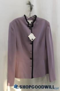 NWT Casual Corner Womens Dusty Purple Blazer Sz 16