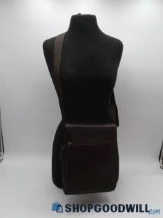 Rocky Mountaineer Dark Brown Faux Leather Crossbody Shoulder Bag Handbag Purse