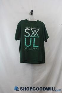 Official Soul 2 Soul Men's Green T-Shirt sz L