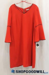 NWT Studio 1 Women's Red Sheath Dress SZ 16