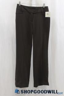 NWT Rafaella Women's Dark Brown Dress Pant SZ 4