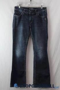 Silver Jean Women's Dark Blue bootcut Jean SZ 30x32