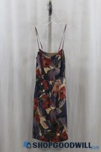 Moulinette Soeurs Womens Blue/Purple Floral Sundress Sz 2