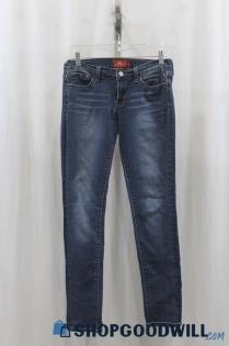 Lucky Brand Womens Blue Washed Skinny Jeans Sz 6