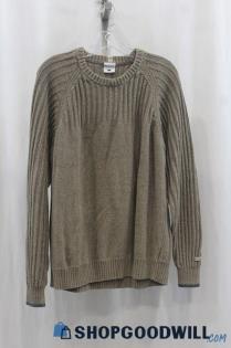 Columbia Men's Heather Gray Knit Pullover Sweater SZ L