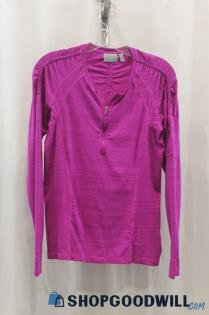 Athleta Women's Purple Half Zip Sweater SZ M