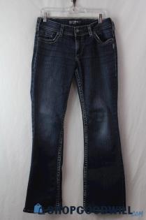 Silver Jean Women's Dark Blue Bootcut Jean SZ 30x32