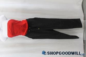 NWT Express Women's Red/Black Tube Jumpsuit SZ S