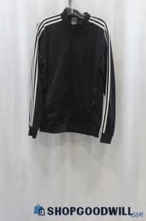 Adidas Men's Black/White Track Sweater SZ S