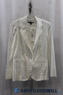 NWT Level99 Wmns White Blazer Sz S