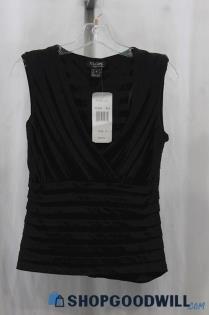 NWT Xscape Wmns Black Tank Blouse Sz 6