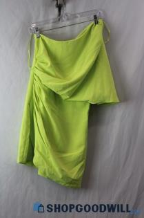 NWT DO+BE Women's Green Off Shoulder Dress SZ S