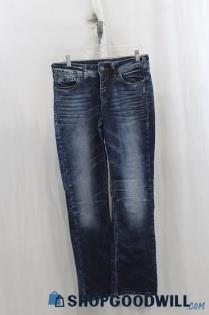 Silver Jeans Womens Dark Blue Washed Slim Boot Jeans Sz 29x31