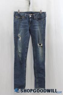 True Religion Men's Blue Straight Leg Jean SZ 31