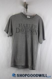 Harley Davidson Women's Gray Logo T-Shirt Sz M