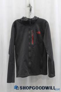 The North Face Mens Heather Charcoal Full Zip Sweater Sz L