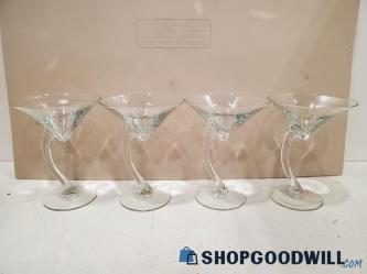 Lot of 7 Unbranded Martini Glasses