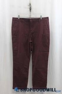 NWT Tommy Hilfiger Women's Maroon Dress Pants SZ 14