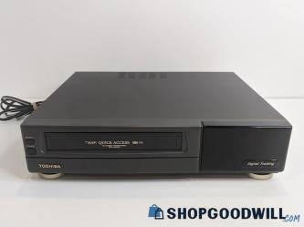 Toshiba M-651 4 Hi-Fi Quick Access VHS HQ Digital Tracking VCR Player (TESTED)