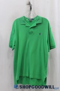 Ralph Lauren Mens Bright Green Polo Shirt Sz M