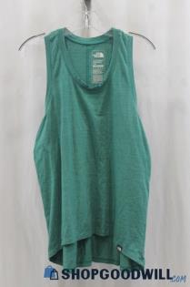 The North Face Women's Heather Green Tank Shirt SZ L