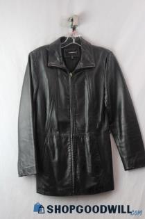 Cole Brooks Woman's Black Motorcycle Jacket sz S