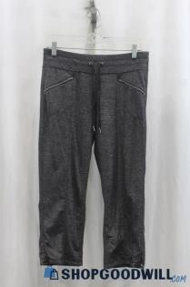 Athleta Womens Heather Charcoal Capri Pants Sz S