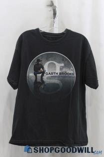 Garth Brooks World Tour 2014 Unisex Black Concert Tee Sz L