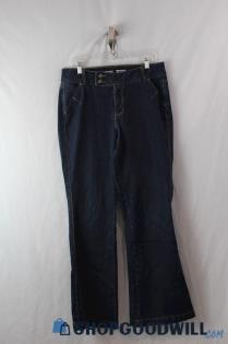 Lane Bryant Women's Dark Blue Tummy Control Flare Jean SZ 14