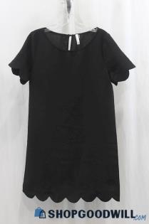 The Standards Women's Black Sheath Dress SZ L